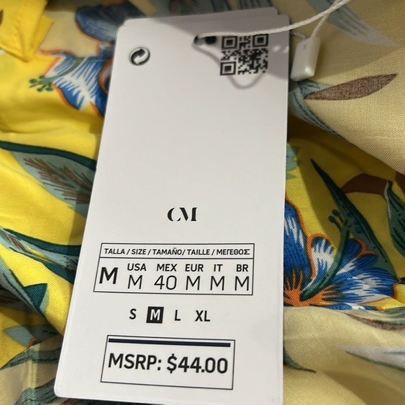 NWT Cactus Man by Ricky Singh floral button down shirt for men - Picture 5 of 11